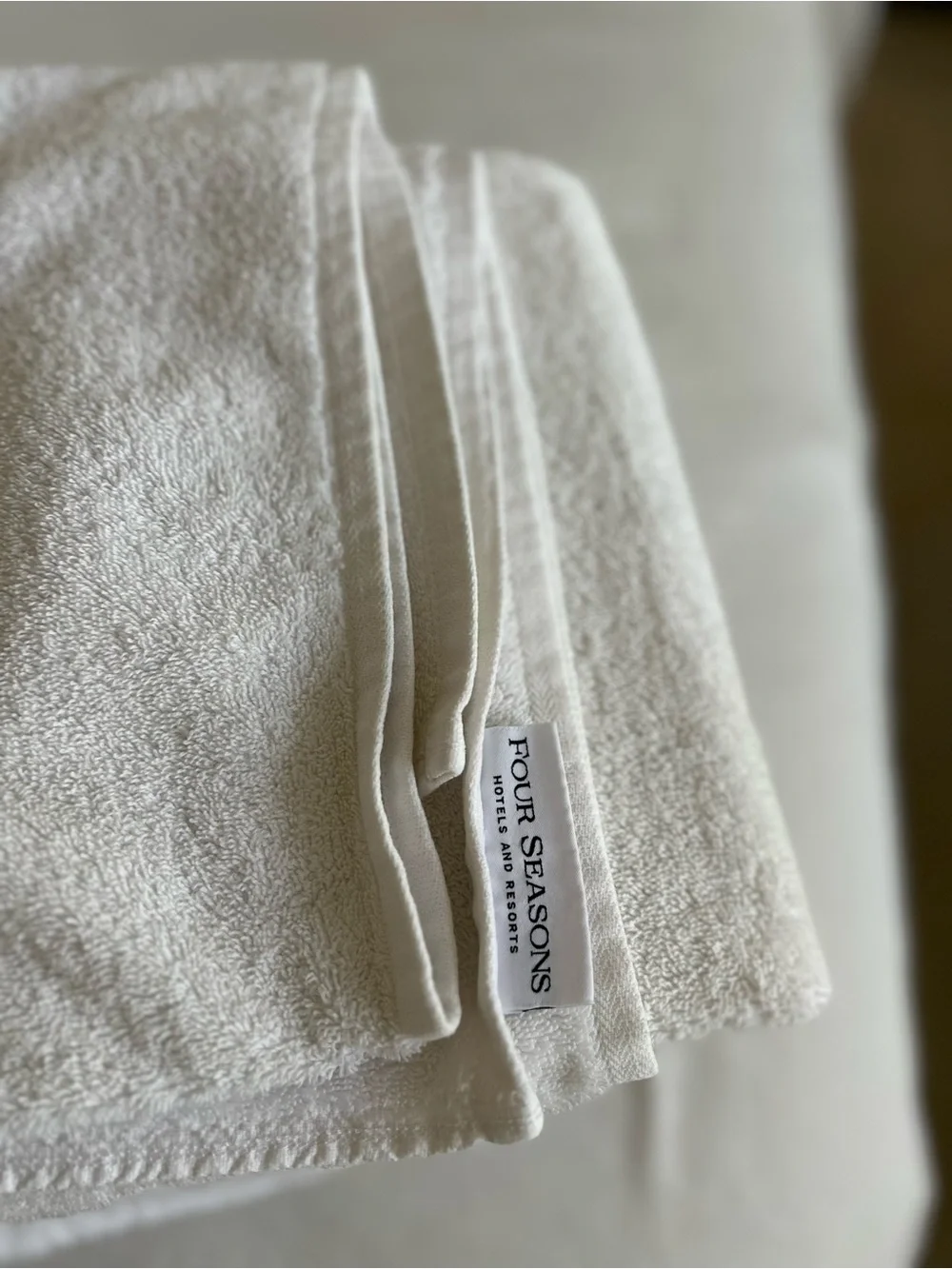Four Seasons Hotels Pool Towel Set of 4 Signature White